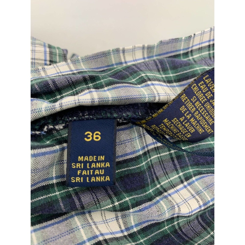 Polo Ralph Lauren Plaid Shorts Mens Size 36 - 8” Inseam Length - Picture 4 of 5